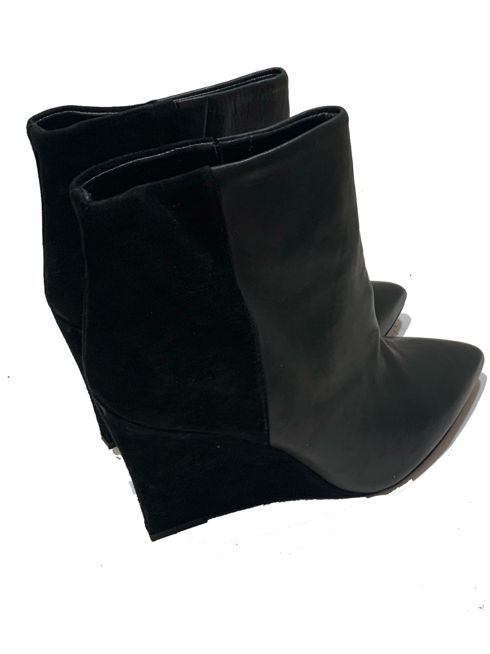 All saints Black Wedge Ankle Boots - Women